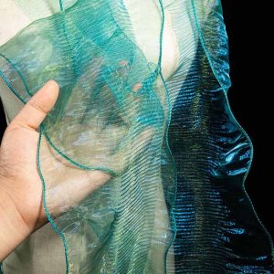 metal color glitter wrinkle weave lace fabric Wholesale | Yunfan Textile