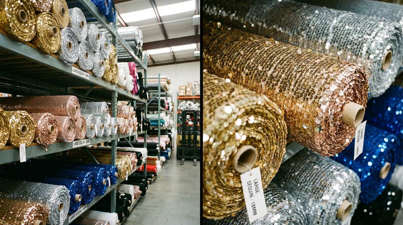Sequin Fabric Wholesale Warehouse