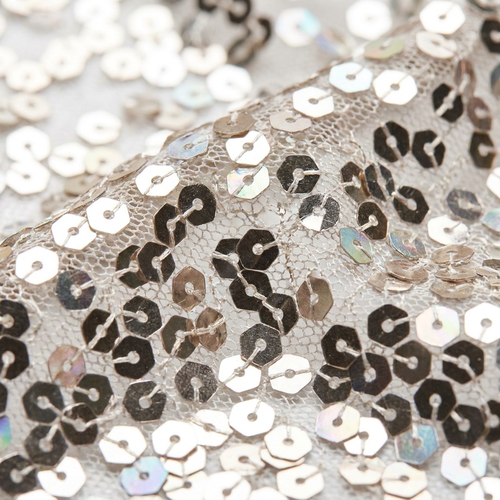 15mm Diamond-Cut Sequin Fabric Wholesale – Haute Couture for fabric sourcing - Yunfan Textile wholesale factory