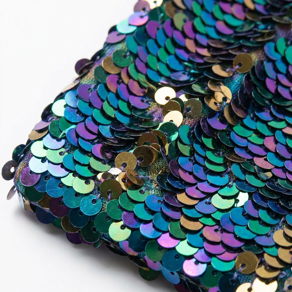 3D Sequin Fabric Wholesale – Multi-Color Lightweight Stretchable Costume for fabric sourcing - Yunfan Textile wholesale factory