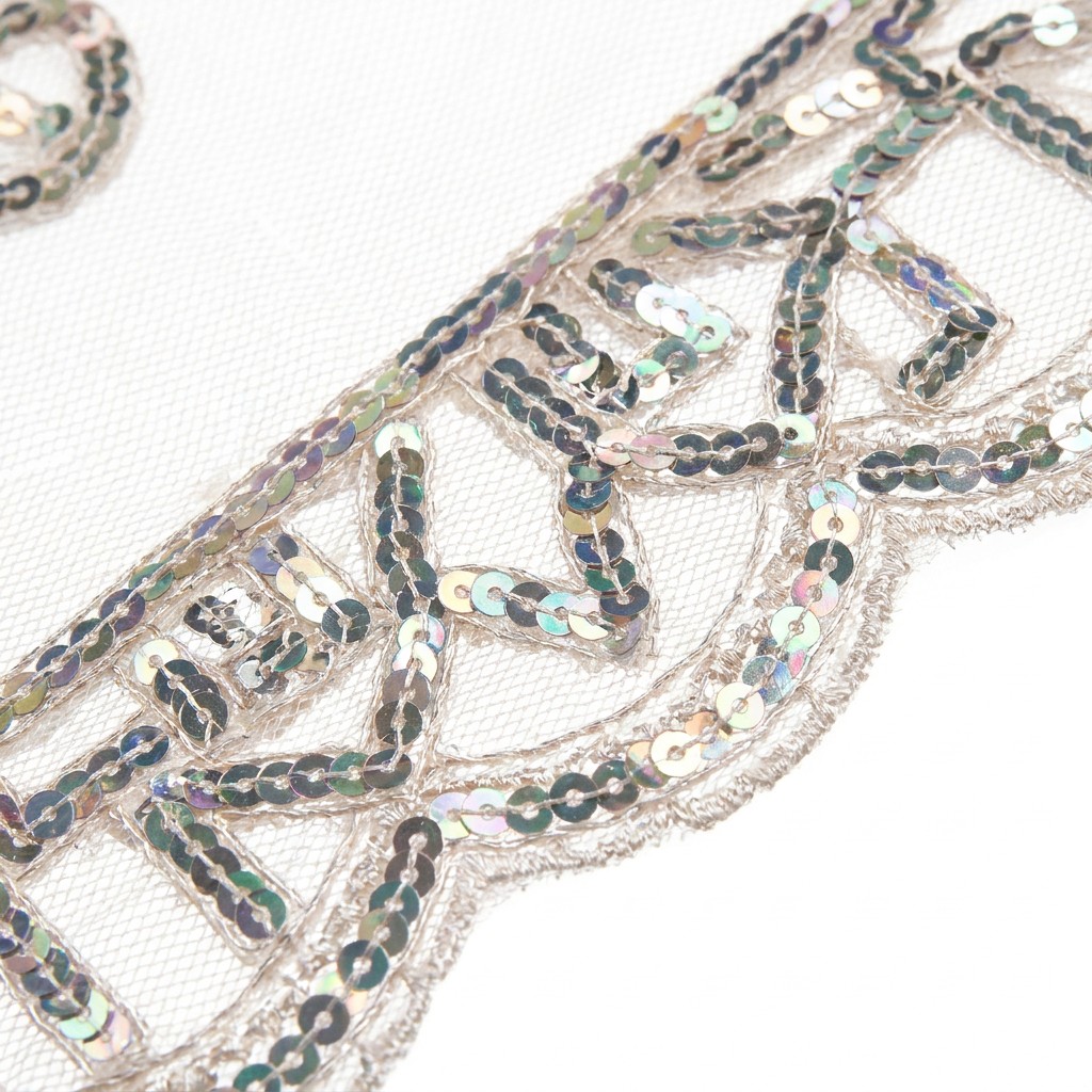 Sequin Embroidery Fabric Wholesale – Glitter Lace for Evening Gowns