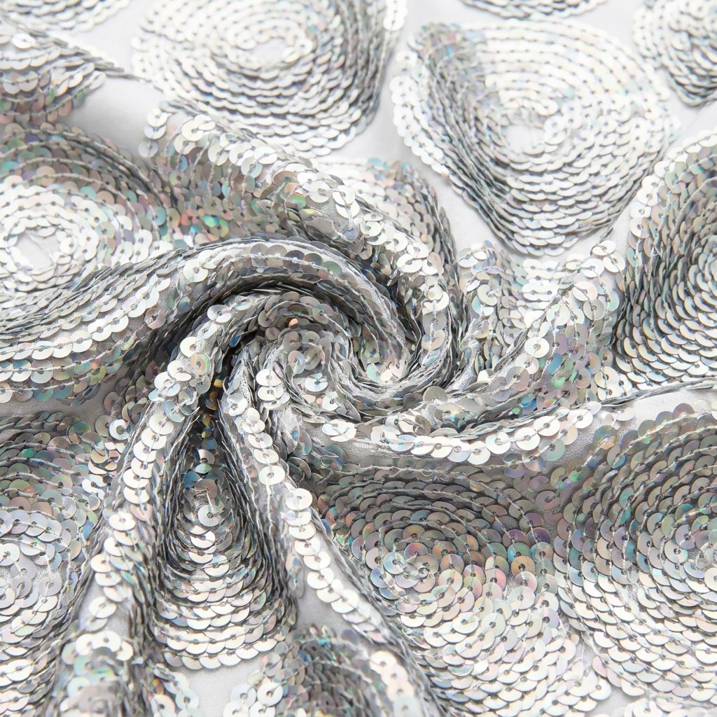 8mm Spiral Sequin Fabric Wholesale – Stage Costume & Table Runner Textile
