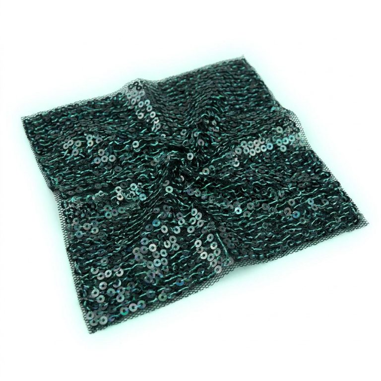 Glow-in-the-Dark Sequin Fabric – Self-Illuminating for Rave & Festival Fashion