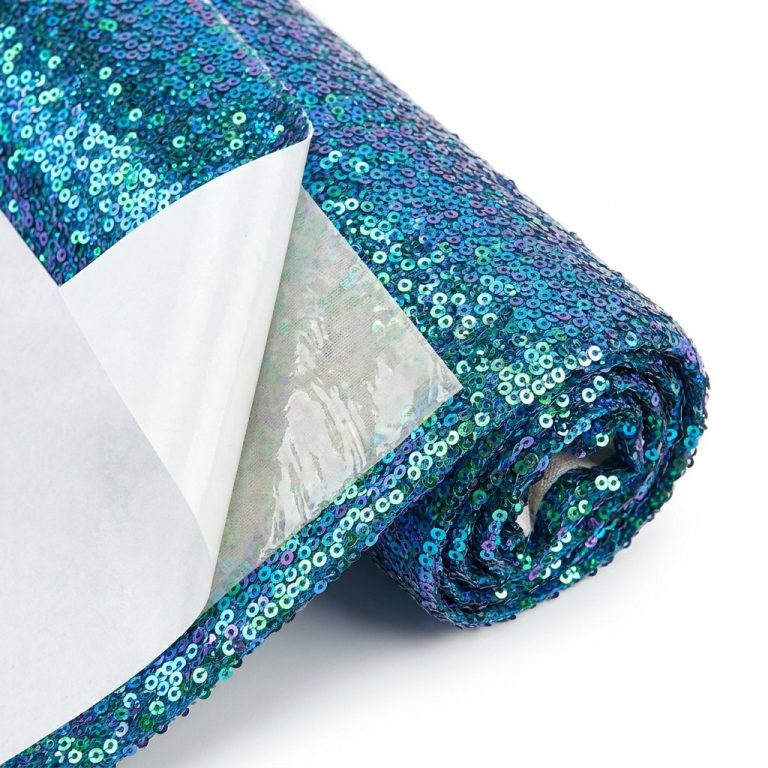 Self-Adhesive Sequin Fabric – Peel & Stick Magic for DIY Fashion & Home Crafting