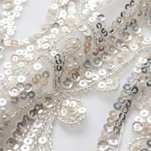 Elegant Sequin Fabric for Dazzling Dresses Sequin Embroidery Fabric Wholesale - Yunfan Textile