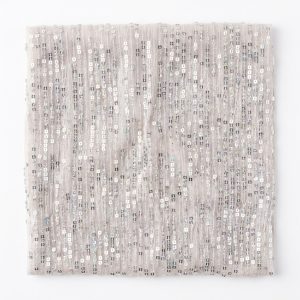 mm Metallic Foil Sequin Chiffon Fabric Wholesale Sequin Embroidery Fabric Wholesale - Yunfan Textile