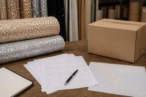Sequin fabric export customs sourcing for the Mexican market