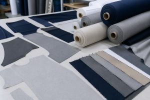 Fine polyester microfiber fabric rolls and soft texture swatches for wholesale