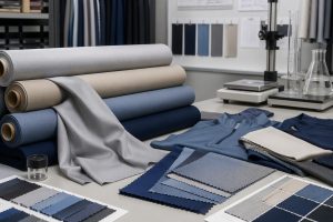 Lightweight polyester fabric rolls and activewear swatches for outdoor sourcing