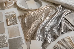 Reversible color-changing sequin fabric samples for adaptive textile sourcing