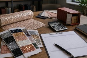 Sequin fabric landed cost planning for B2B wholesale sourcing