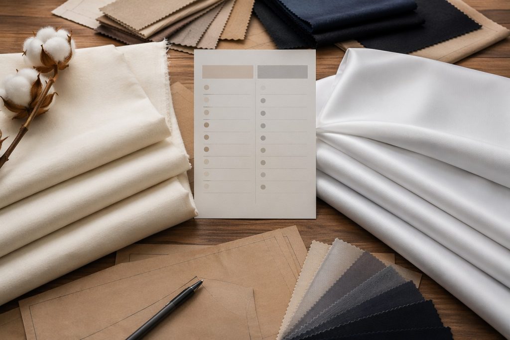 Polyester and cotton fabric comparison for wholesale apparel buyers