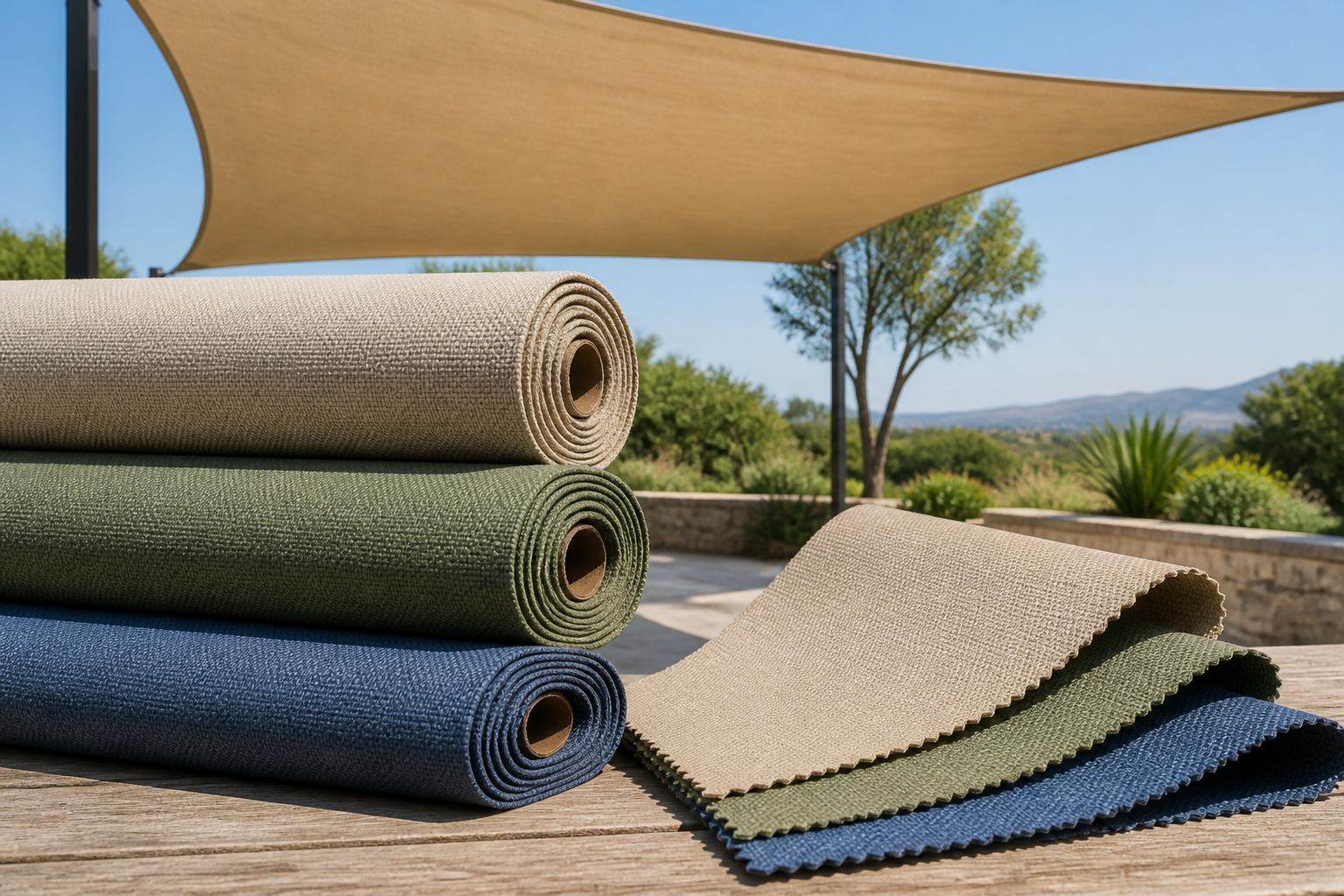 UV-resistant polyester outdoor fabric rolls - patio and outdoor fabric wholesale