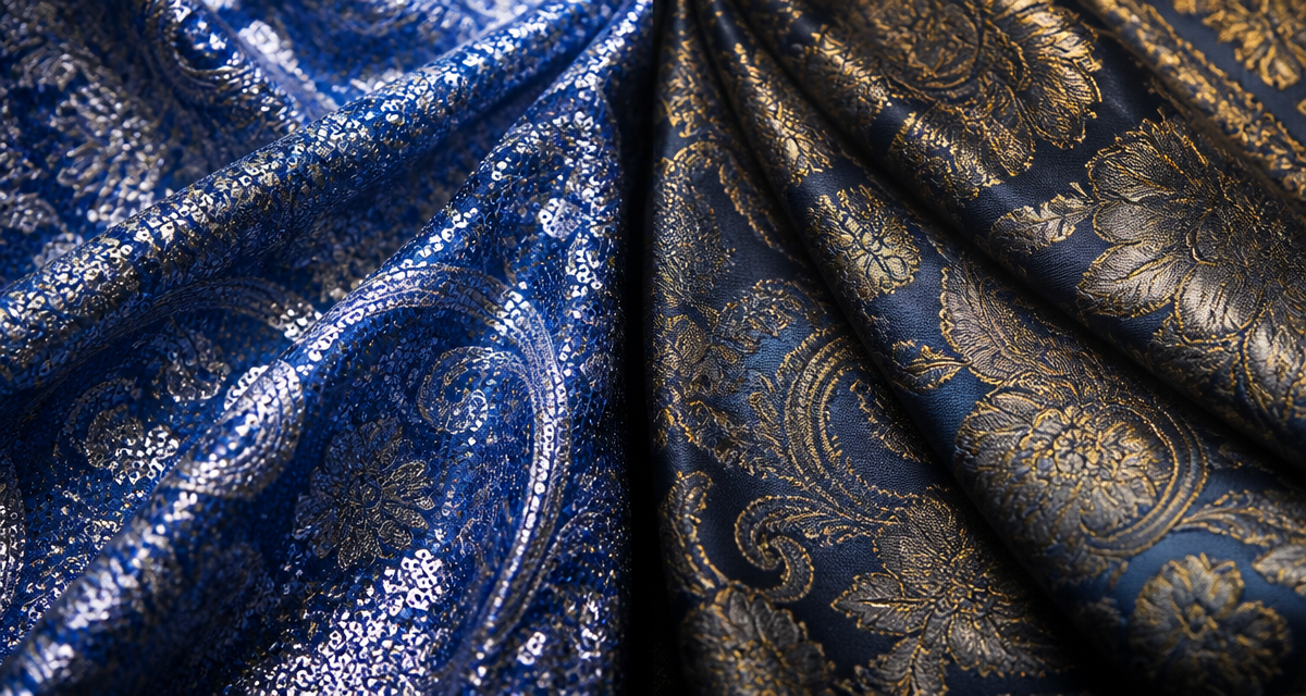 Sequin Jacquard vs. Traditional Brocade: Modern Aesthetics in Luxury Apparel